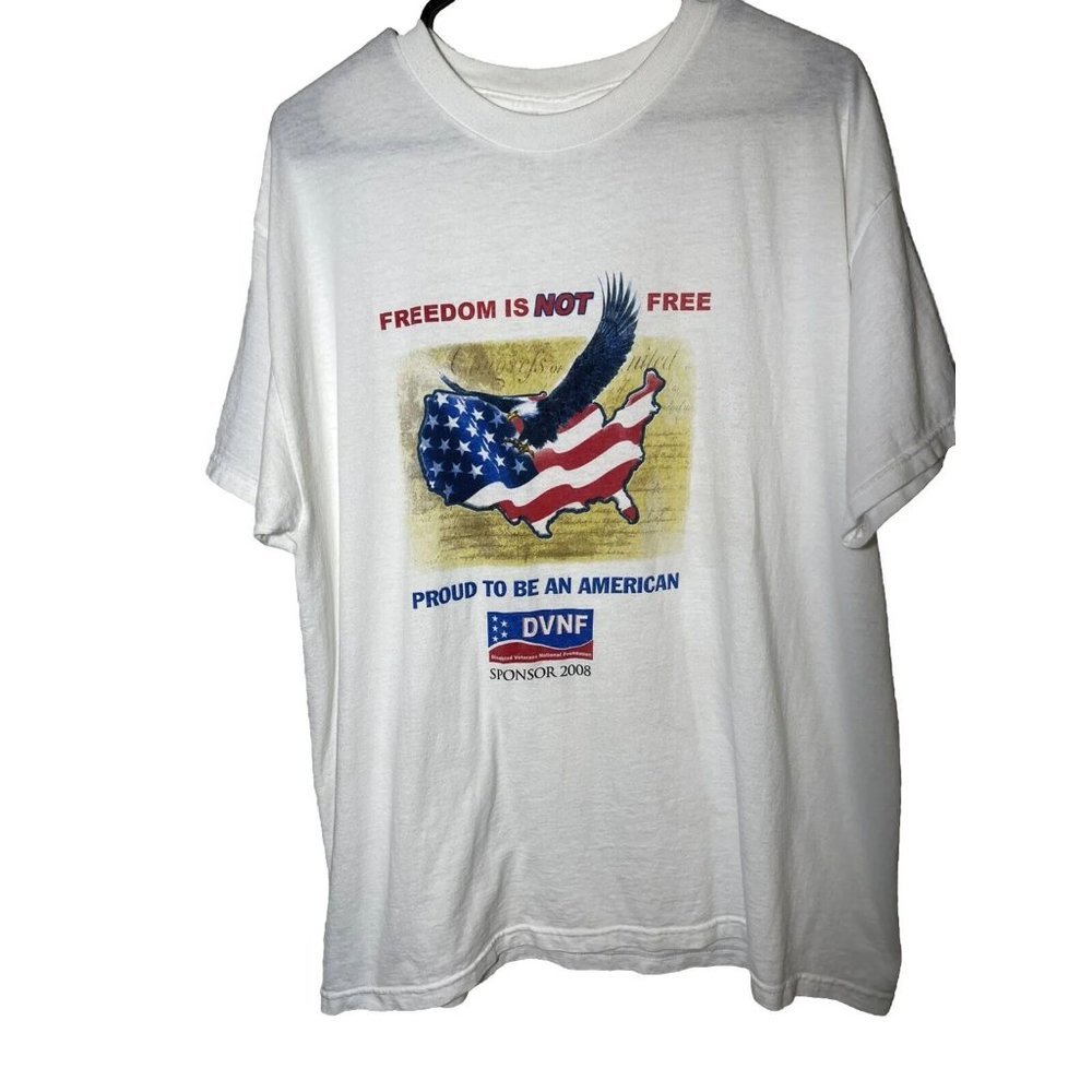 Freedom Is Not Free 2008 Unisex Size Large T-Shirt